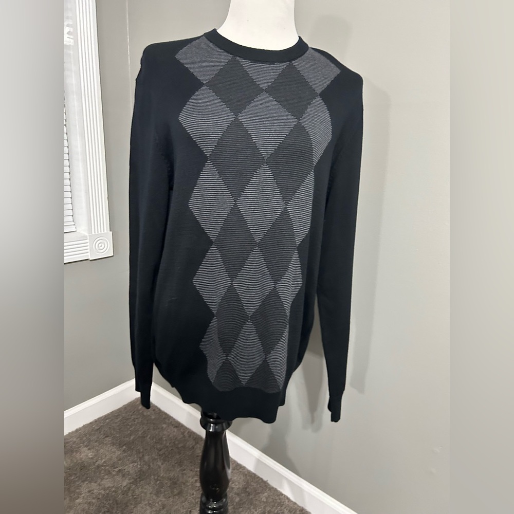 Acosta men’s size M sweater, 100% cotton, long sleeve crewneck‎ new with tags